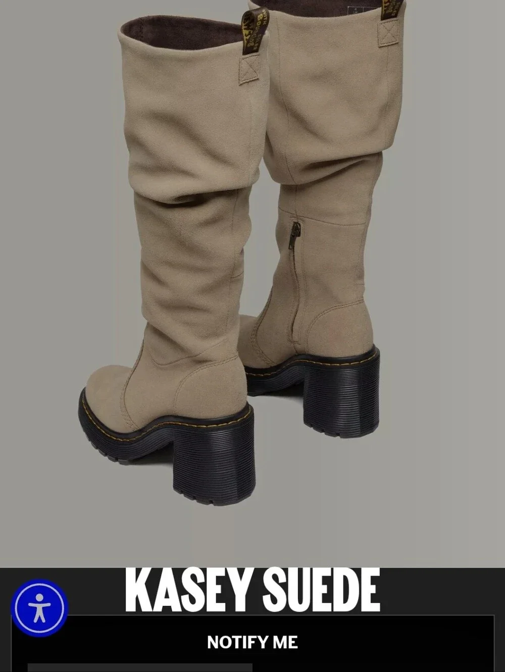 Brand New Never Worn Dr. Martens Kasey Savanah Tan Boots